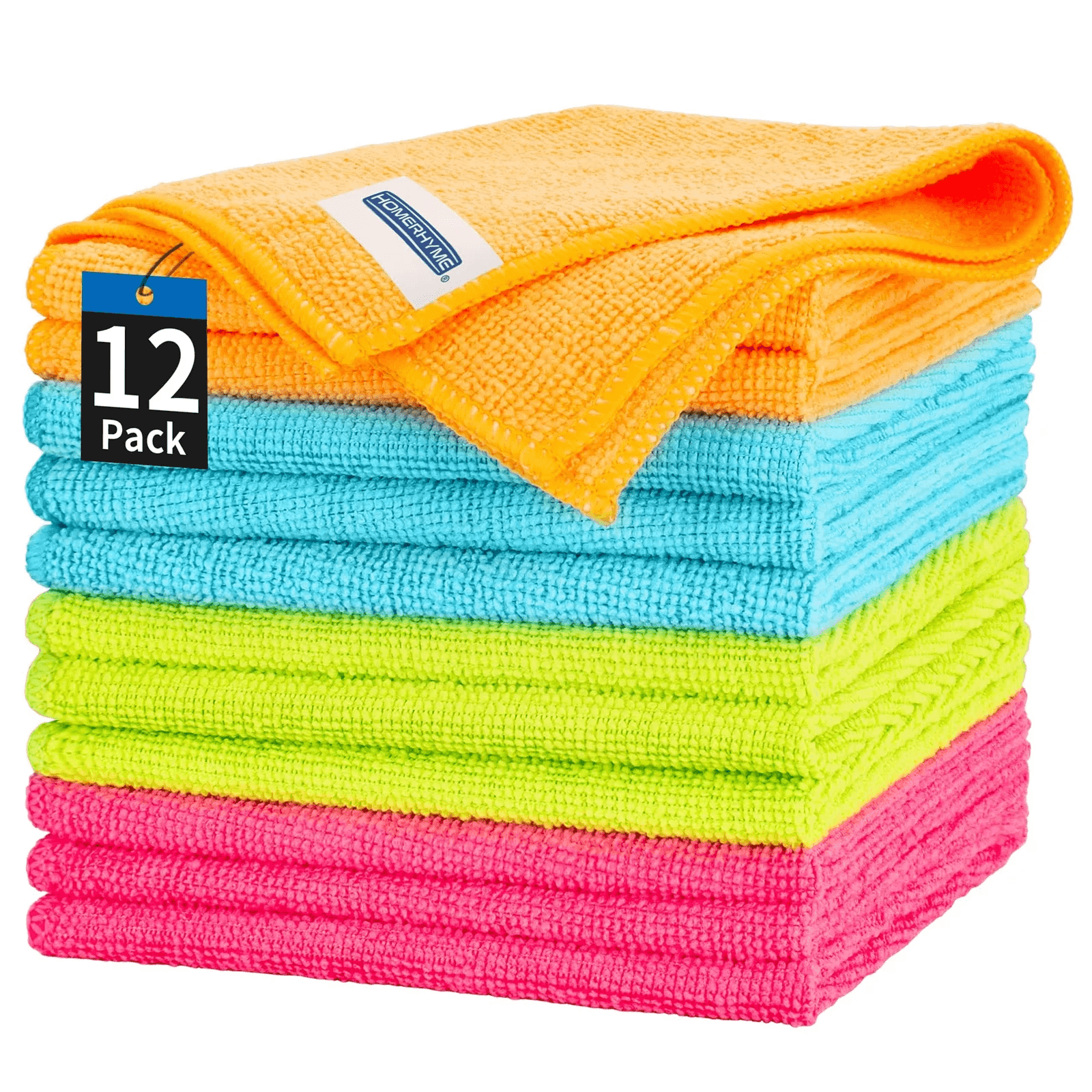 Microfiber Cleaning Cloths - 12 Pack